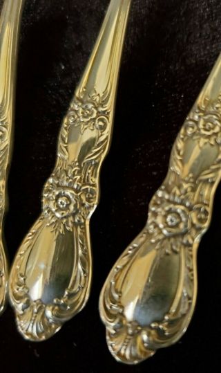 Vintage 1847 Rogers Bros Silverplate 6 Demitasse/Baby Spoons 
