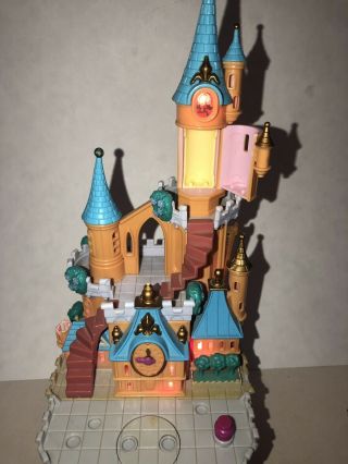 DISNEY Bluebird Polly Pocket CINDERELLA Light Up Castle No Figures 1995 VINTAGE 2