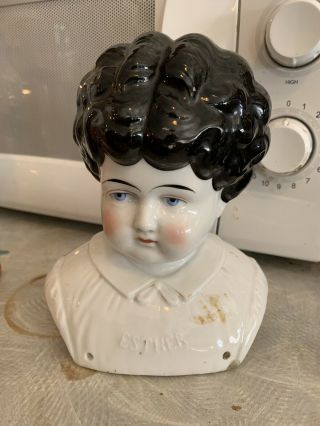 Antique Marked Esther China Doll Head Made In Germany