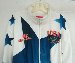 RARE VINTAGE CHAMPION USA OLYMPICS 1996 ATLANTA WINDBREAKER TRACK SZ XL OFFICIAL 6