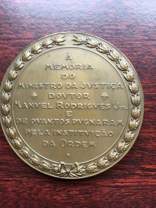 antique and rare bronze medal of the order of lawyers 1951 3
