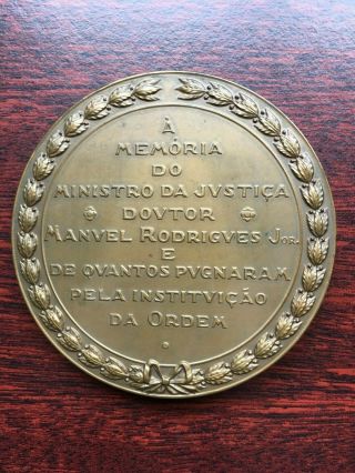 antique and rare bronze medal of the order of lawyers 1951 4