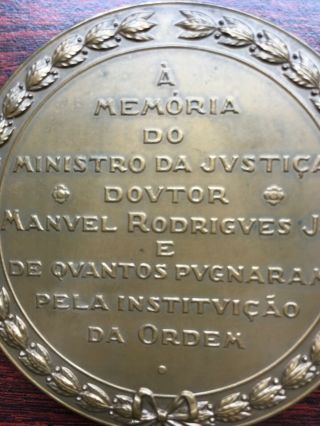 antique and rare bronze medal of the order of lawyers 1951 5