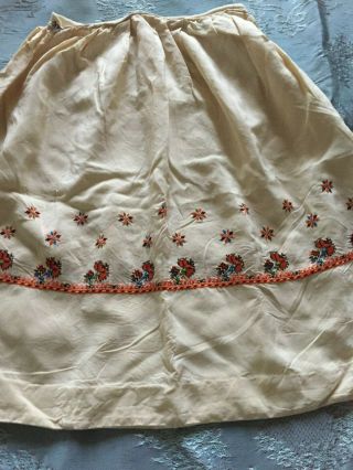 Vintage Hand - Embroidered Silk Skirt