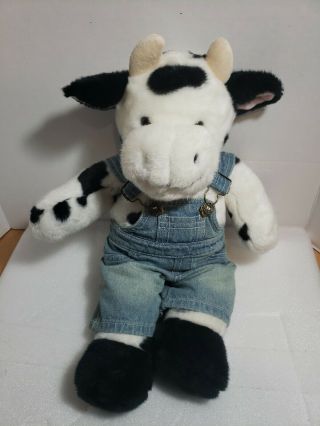 Build A Bear 17 " Plush Holstein Black & White Cow