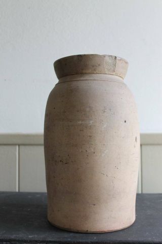 Antique Stoneware Unglazed Crock Texas 2