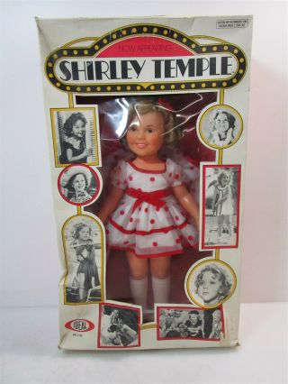 1973 Vintage Ideal Toy Corp Shirley Temple Doll No.  1125 With Publicity Stills