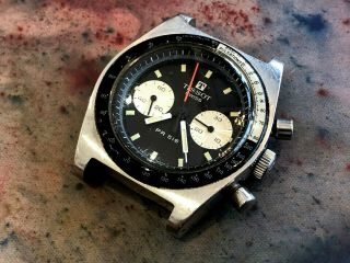 Vintage Tissot Chronograph Diver mens wristwatch PR 516 steel panda lemania 872 3