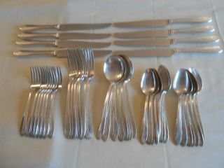 National Silver Co.  " Princess Royal " Silver Plated Dinner Set - Service For 8