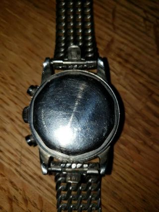 Rare Vintage Movado Watch wind up about a 1973 stainless braided band 2