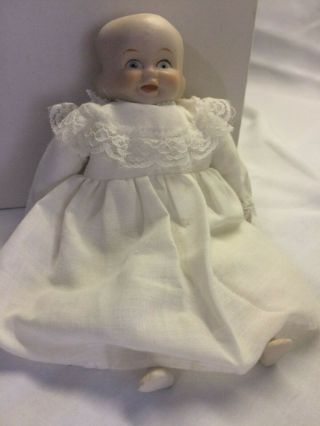 Vintage 3 Three Faces Of Eve Bisque Porcelain Toy Baby Doll Rare Antique.  8 "