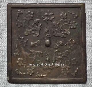 Antique Chinese Bronze Mirror Tang Dynasty 618 - 907 A.  D.