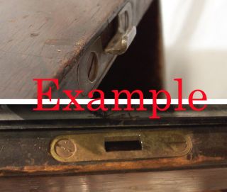 A Antique Vintage Singer 99 128 Sewing Machine Bent Wood Case Base Latch Parts 2