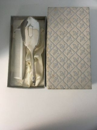 Vintage Webster Sterling Baby Brush & Comb Set