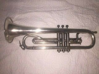 Flugelhorn H.  N.  White (King) M/1071 circa 1915 Trumpet Cornet Rare 2