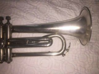 Flugelhorn H.  N.  White (King) M/1071 circa 1915 Trumpet Cornet Rare 5