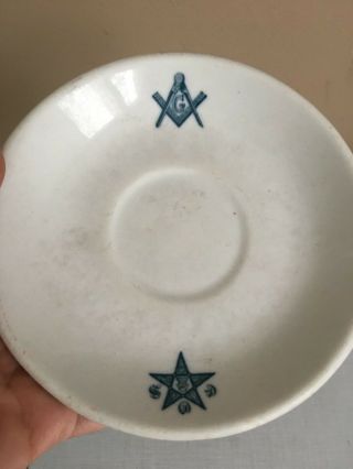 Antique Vtg Early Mason Masonic Order Of Eastern Star Plate