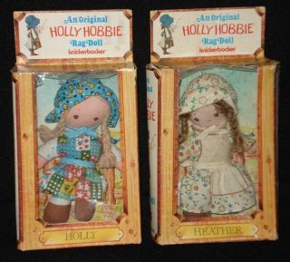 1976 Vintage Heather & Holly Holly Hobbie Dolls