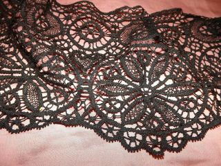 Vintage & Or Antique Black Lace Collar Bobbin