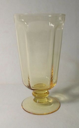 Lenox Crystal Antique Yellow 6 - 5/8 " Ice Tea Glass (es)