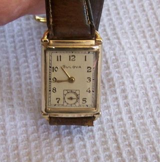 Vintage Bulova 21 Jewel Cal 7AP Watch 10K Gold Filled 6