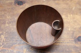 Vintage Servex Rainbow Wood Nut Bowl Made In Sweden