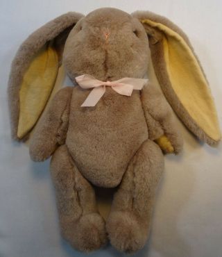 Vintage Bunny Rabbit Jointed Plush Stuffed Long Ears 11 "