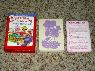 Strawberry Shortcake Double Berry Talk Card Game Never Played 1983 Complete