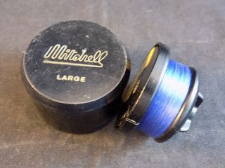 Vintage Mitchell 308 Spinning Reel Spool Made In France Small With Case