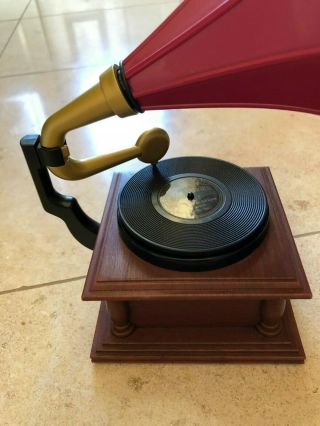 American Girl Rebecca’s Phonograph Set Antique Victrola Record Player & Records 4