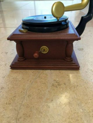 American Girl Rebecca’s Phonograph Set Antique Victrola Record Player & Records 5