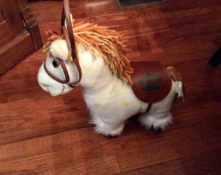 Vintage 1984 Cabbage Patch Kids Pony With Bridle And Saddle 4