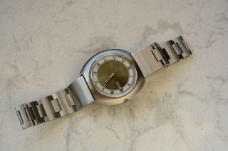 Vintage Seiko 7006 - 8029 Automatic Watch Green Dial Roman Numerals - - - - - Serviced