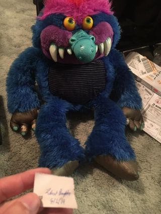 My Pet Monster Stuffed Plush Toy 1986 Amtoy No Handcuffs