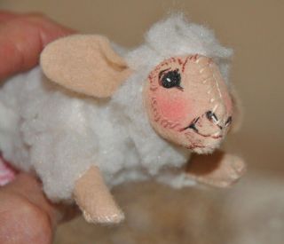 Annalee Mobility Doll Vintage Nativity Lamb Sheep 1990 Rare