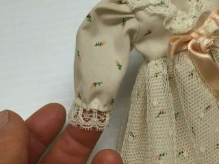 Vintage miniature Doll Clothes Cotton Dress for German - French,  China Doll for 8 