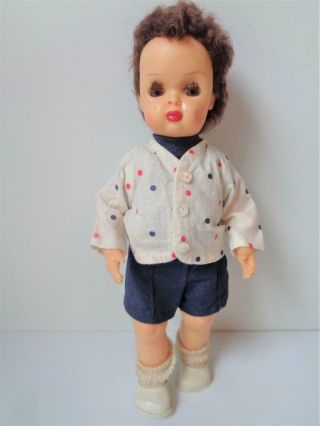 Vintage 1950s Tiny Terri Lee Jerri Lee Doll Tagged Clothes Fuzzy Hair