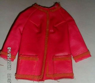 Vintage Barbie Hot Pink And Orange Vinyl Ski Jacket Only 1585