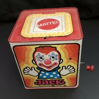 Antique Mattel Jack - In - The Box