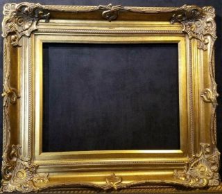 5 " Antique Gold Leaf Ornate Photo Oil Painting Wood Picture Frame 801g 24x36