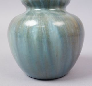 Antique Early 20th century Art Nouveau Ashby Guild Compound Curve Gourd Vases 7