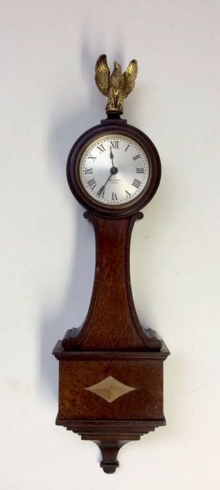 Antique Seth Thomas Wooden Banjo Clock