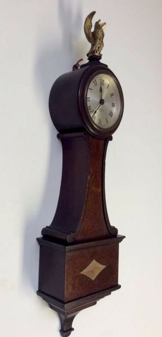 Antique Seth Thomas Wooden Banjo Clock 7