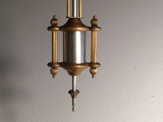 Antique Seth Thomas Crystal Regulator Mantel Clock,  Pendulum 3