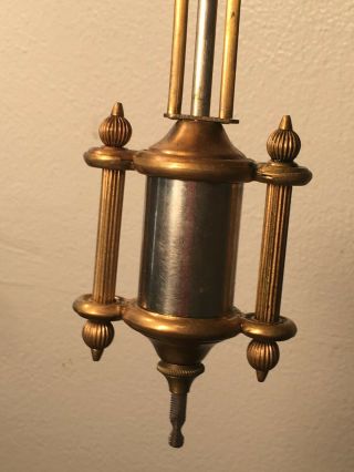 Antique Seth Thomas Crystal Regulator Mantel Clock,  Pendulum 4