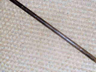 Antique Sterling Silver Top,  Partridge Wood Walking Stick/Cane. 6