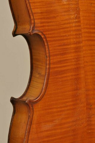 Antique Vintage Old Violin Italian Labeled Augustus Pollastri Bologna 1917