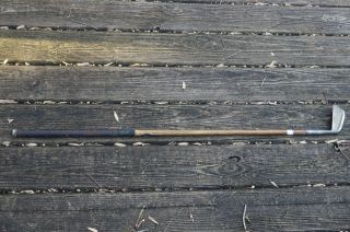 Antique Vintage Hickory Shaft Flanged Wilsonian Mashie 33 Loft 7