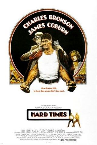 Charles Bronson Hard Times Vintage Movie Poster James Coburn Boxing 24x36