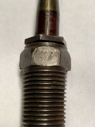 Vintage,  Rare,  Antique 1906 PITTSFIELD SPARK COIL JEWEL Spark Plug 5A 6